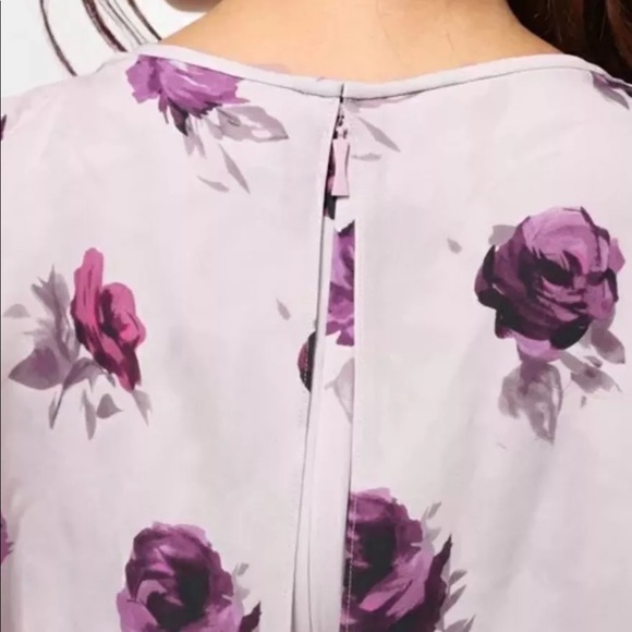 $478 Kate Spade Rose Flutter Dress Silk Chiffon - Picture 4 of 8